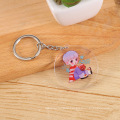 Double-sided transparent pattern cartoon BTS acrylic keychain